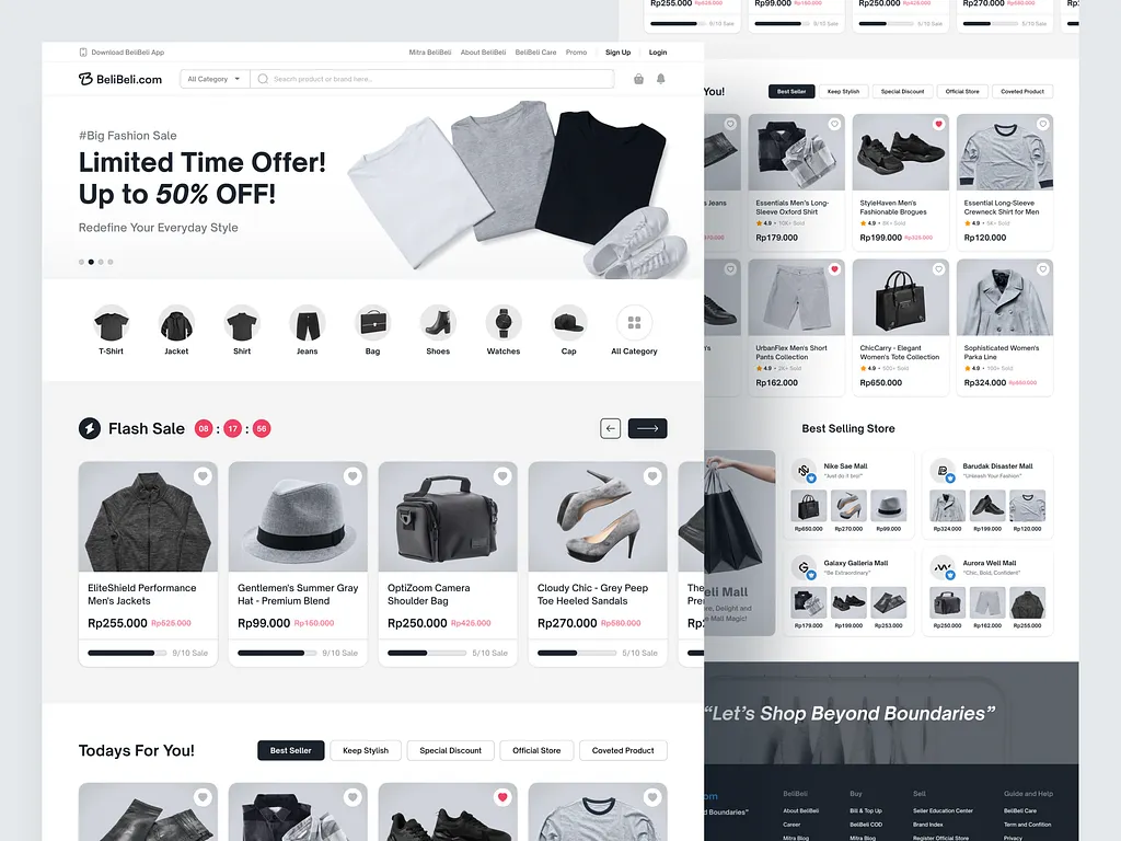 Primer izrade web shopa Beograd - moderna online prodavnica